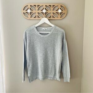 Madewell Pullover Knit Sweater Gray Sz Small